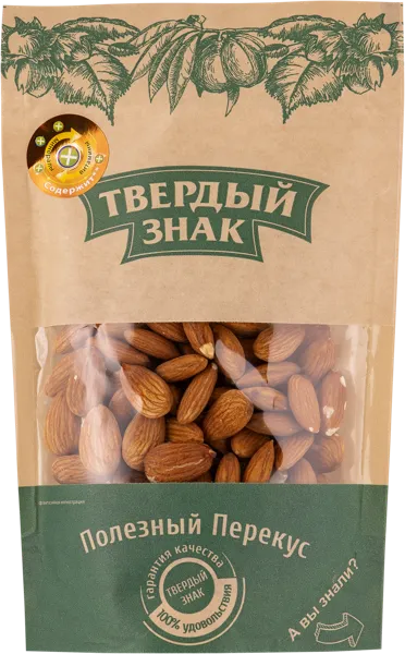 Изображение Орехи жареные Твердый знак крафт миндаль Орехпром м/у, 150 г