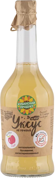 Изображение Уксус яблочный Поздний завтрак на меду Поздний завтрак с/б, 500 мл