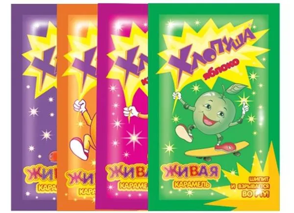 Изображение Карамель взрывная Хлопуша ассорти Сладкая сказка м/у, 7 г