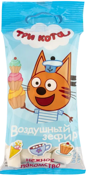 Изображение Зефир маршмеллоу Три кота для какао и десертов Сладкая сказка м/у, 15 г