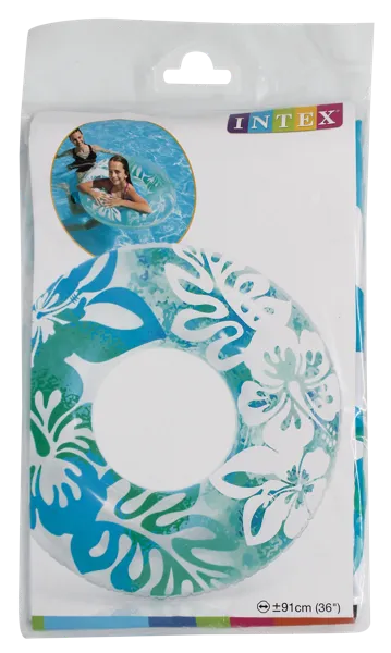 Изображение Круг для плаванья Интекс цветочный шейк Интекс к/у, 1 шт