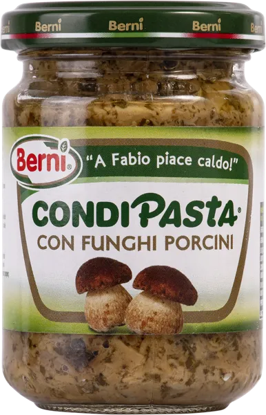 Изображение Соус для пасты Берни из белых грибов Пуччи СРЛ с/б, 130 г