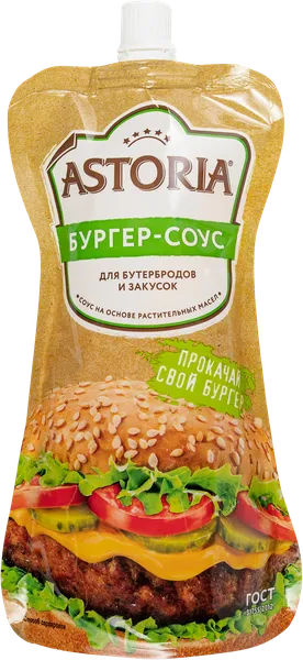 Изображение Соус Астория бургер НМЖК м/у, 200 г