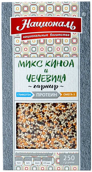 Изображение Гарнир Националь микс киноа чечевица Ангстрем кор, 250 г