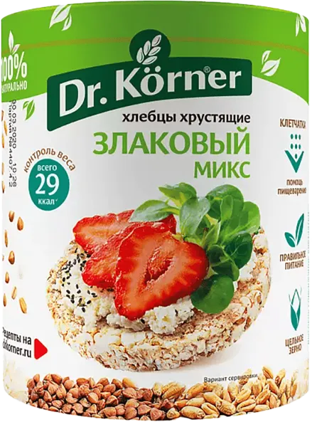 Изображение Хлебцы злаковый микс Др. Кёрнер Хлебпром м/у, 90 г