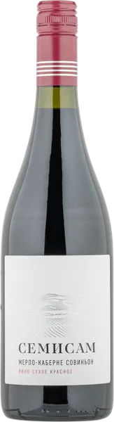 Изображение Вино красное сухое стиль №2 Мерло Каберне Совиньон ЗГУ семисам Шумринка с/б, 0,75 л