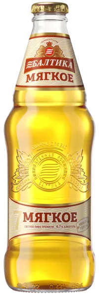 Изображение Пиво светлое Лагер 4,7% Балтика №7 мягкое Балтика ПК с/б, 0,44 л