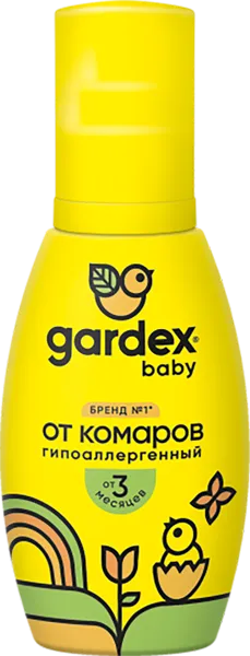 Изображение Спрей от комаров детский Гардекс бейби с 3 месяцев Юпеко ж/б, 75 мл