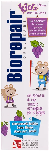 Изображение Зубная паста детская 0-6лет Биорепеир кидс виноград Косвелл к/у, 50 мл