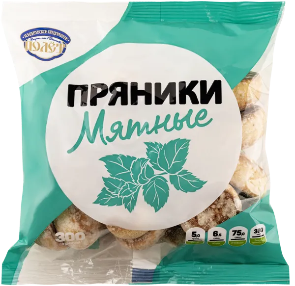 Изображение Пряники Полет мятные Полет м/у, 300 г