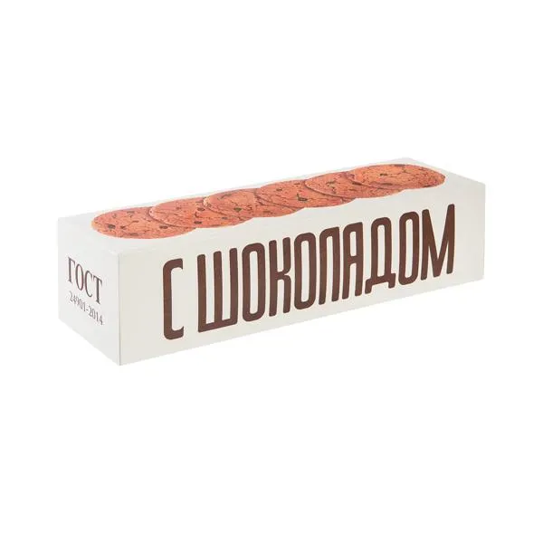 Изображение Печенье овсяное ГОСТ Полет с шоколадом Полет кор, 250 г