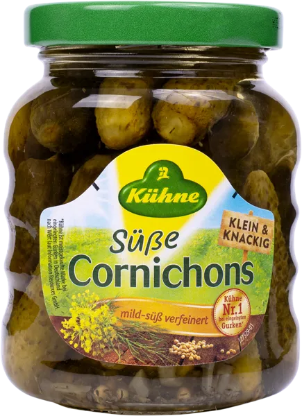 Изображение Корнишоны маринованные Кюне сладкие Карл Кюне с/б, 180 г
