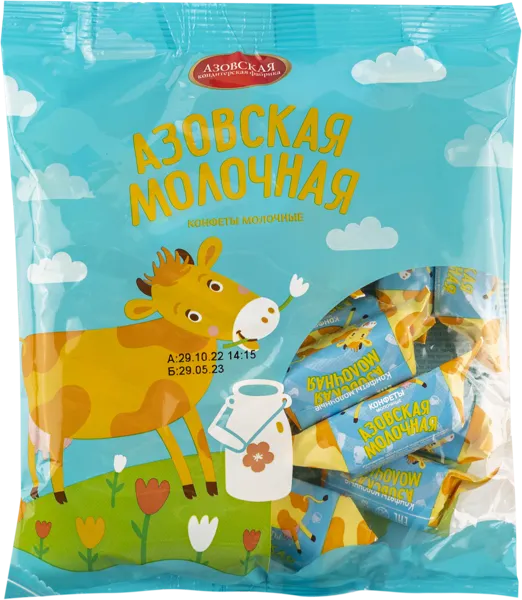 Изображение Конфеты Азовская молочная молочные Азовская КФ м/у, 300 г
