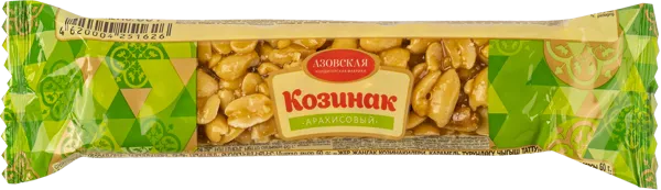 Изображение Козинак Азовская КФ арахисовый Азовская КФ м/у, 60 г