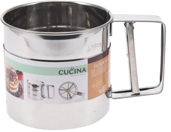 Изображение Сито 10*9,5см для муки Купман механическое нерж сталь Купман Интернэшнл , 1 шт