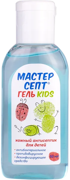 Изображение Гель для рук антисептический Мастерсепт бабл гам детский Медлекспром п/у, 50 мл
