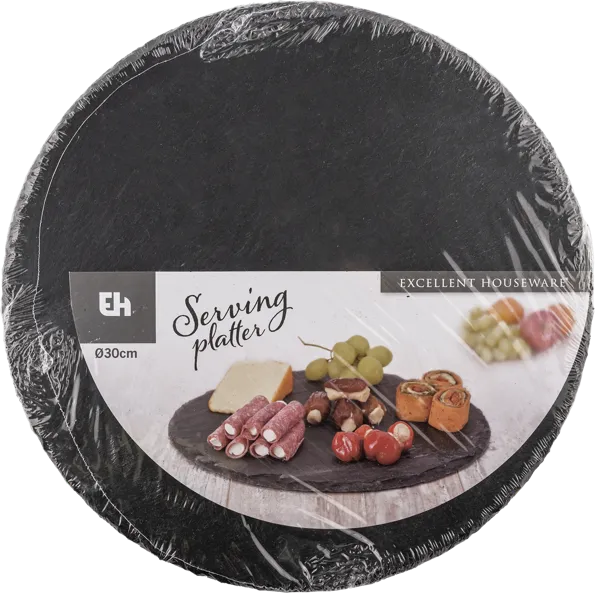 Изображение Доска 30см сервировочная Купман черный сланец Купман Интернэшнл , 1 шт