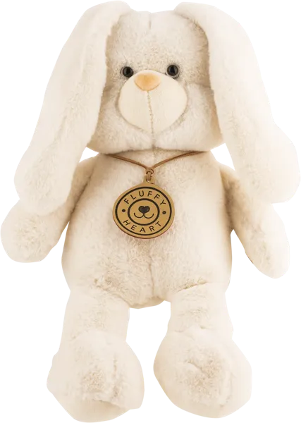 Изображение Мягкая игрушка 25 см Флаффи харт зайка Джиангсу Сохо к/у, 1 шт