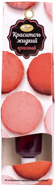 Изображение Краситель пищевой жидкий Парфэ красный Топ Продукт м/у, 25 г