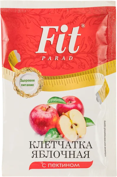 Изображение Клетчатка яблочная ФитПарад с пектином Питэко ООО м/у, 25 г