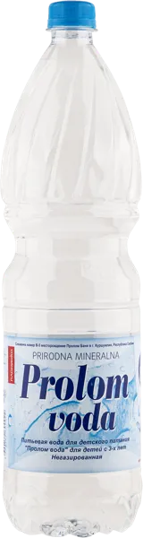 Изображение Мин вода негаз pH 8,8-9,2 Пролом Вода АдПланинка п/б, 1,5 л