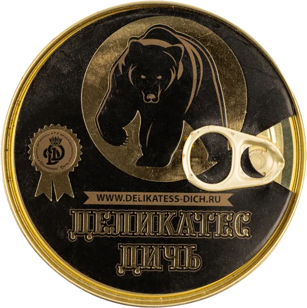 Изображение Медвежатина Деликатес дичь тушеная Деликатес дичь ж/б, 325 г