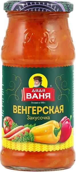 Изображение Закуска овощная Дядя Ваня венгерская Русское поле с/б, 460 г