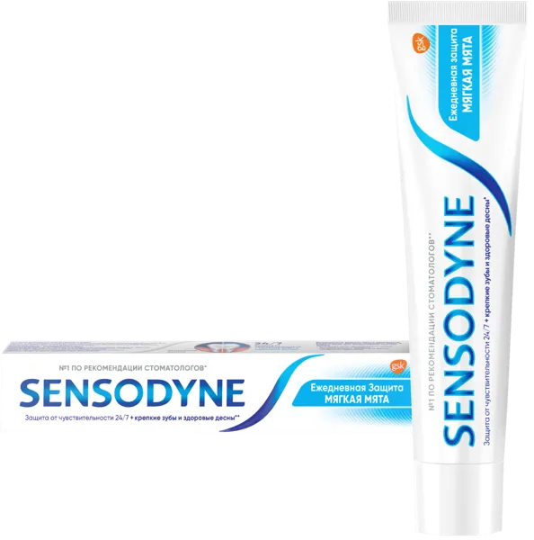 Изображение Зубная паста защита десен Сенсодин мягкая мята Глаксо Смит Кляйн к/у, 65 г