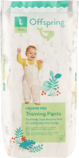 Изображение Трусики L 9-14кг Оффспринг Фуджиан Блю м/у, 36 шт