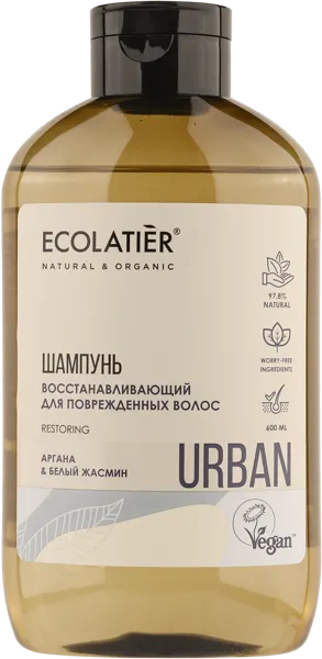 Изображение Шампунь для поврежден волос Эколатье урбан БИО восстанавливающий ЭкоЛаборатория п/у, 600 мл
