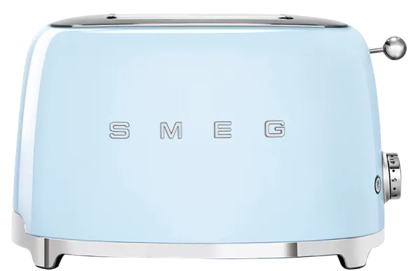 Изображение Тостер голубой Смег на 2 хлебца Смег к/у, 1 шт