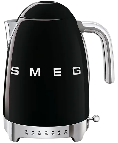 Изображение Чайник 1,7л черный Смег электрический с рег.темп. Смег к/у, 1 шт