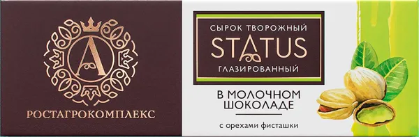 Изображение Сырок творожный 26% в молочном шоколаде А.РостАгроКомплекс с орехом фисташки РостАгроКомплекс кор, 5