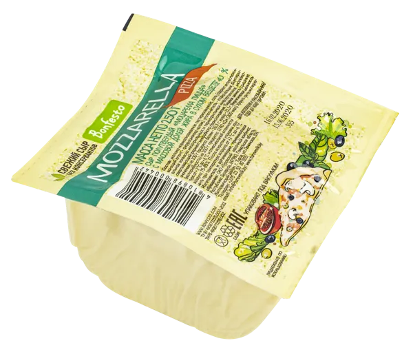 Изображение Сыр 40% Бонфесто моцарелла пицца Туровский МК м/у, 250 г