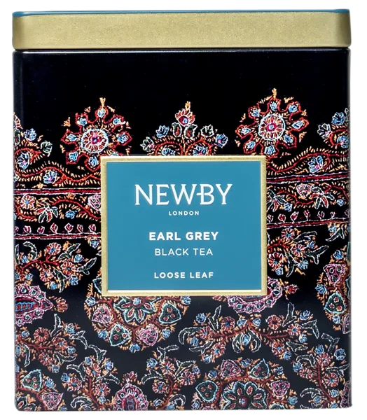 Изображение Чай черный с бергамотом Ньюби эрл грей Ньюби Тиз ж/б, 125 г