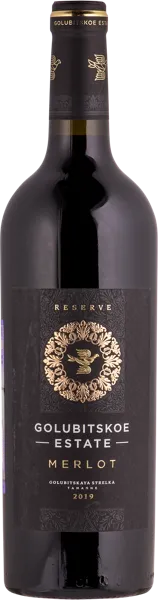 Изображение Вино красное сухое стиль №2 Мерло ЗГУ поместье голубицкое выдер Поместье Голубицкое с/б, 0,75 л