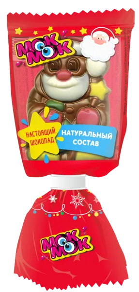 Изображение Шоколад на палочке Новогодняя коллекция с печеньем МОК м/у, 24 г