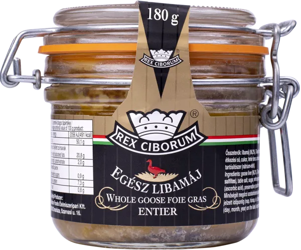 Изображение Фуа-гра гусиная Рекс Сиборум натуральная цельная Мериан Фудс с/б, 180 г