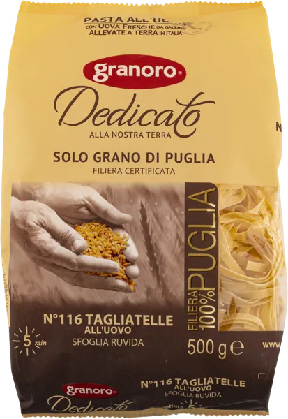 Изображение Макароны № 118 яичные Граноро из Апулии фетучини Аттилио м/у, 500 г