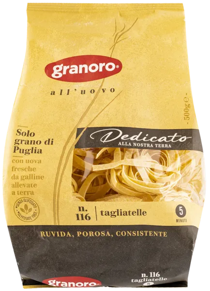 Изображение Макароны № 116 яичные Граноро из Апулии тальятелле Аттилио м/у, 500 г
