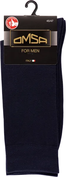 Изображение Носки мужские размер 45-47 Омса классик 204 блю Омса к/у, 1 пара