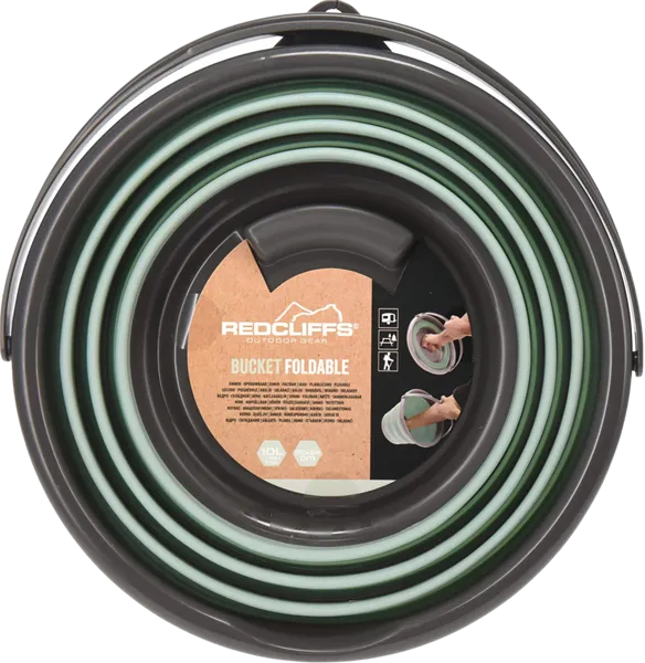 Изображение Ведро 10л складное Купман зеленое Купман Интернэшнл , 1 шт