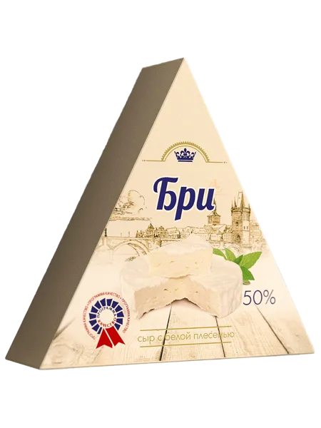 Изображение Сыр 50% с плесневой корочкой Калория бри Фирма калория кор, 90 г