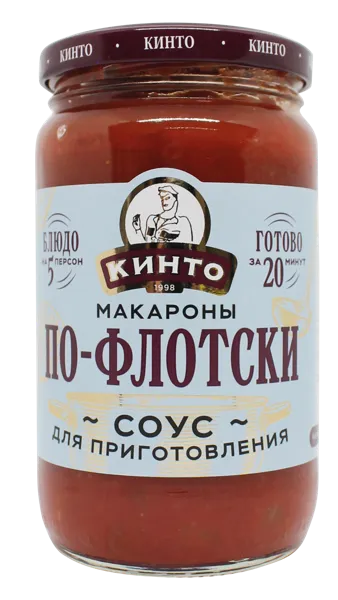 Изображение Соус томатный Кинто макароны по-флотски Дарсил с/б, 350 г