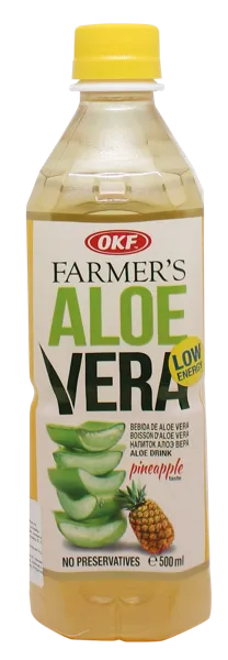 Изображение Напиток сокосодержащий негаз Фармерс алоэ вера ананас ОКФ Корпорейшн п/б, 0,5 л
