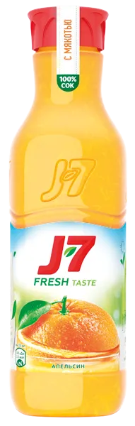 Изображение Сок охлажденный Дж7 апельсин ВБД п/б, 850 мл