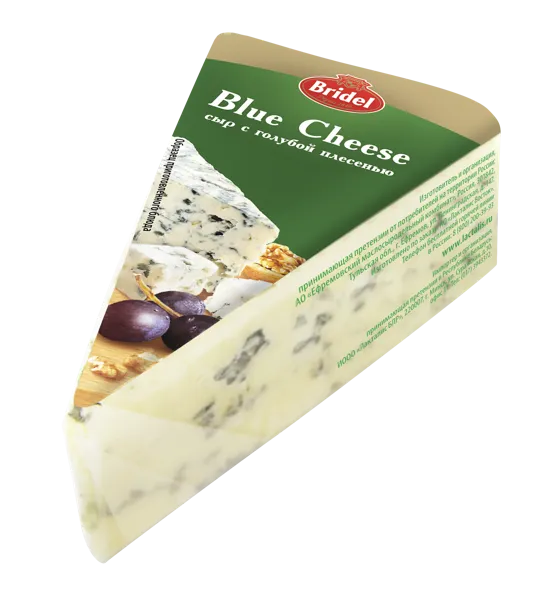 Изображение Сыр 54% голубой с плесенью Бридел блю чиз Ефремовский МСК м/у, 100 г