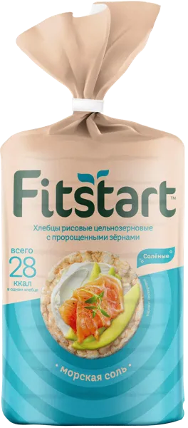 Изображение Хлебцы рисовые Фитстарт морская соль Мистраль м/у, 90 г