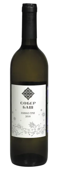 Изображение Вино белое сухое стиль №2 Пино Гри ЗГУ классика Собер Баш с/б, 0,75 л