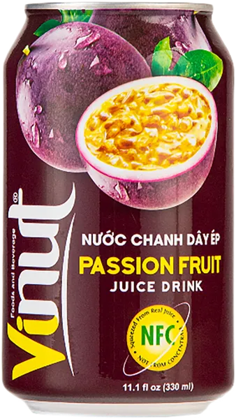 Изображение Напиток Винут маракуйя Нам Вьет Фудс ж/б, 0,33 л